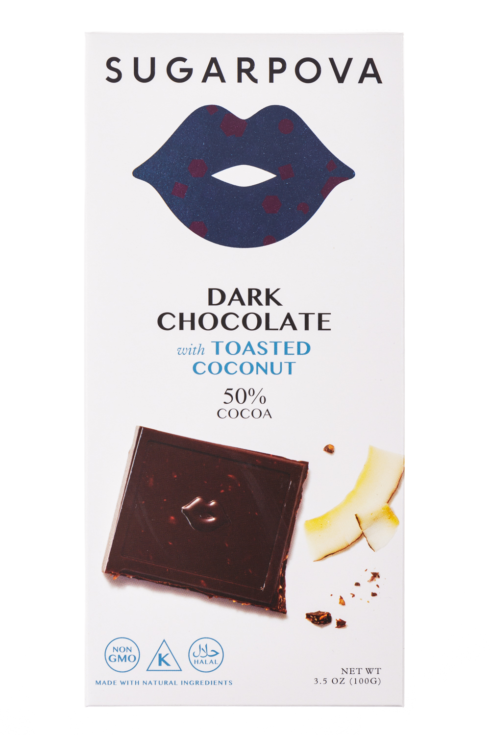 Dark Chocolate with Toasted Coconut
