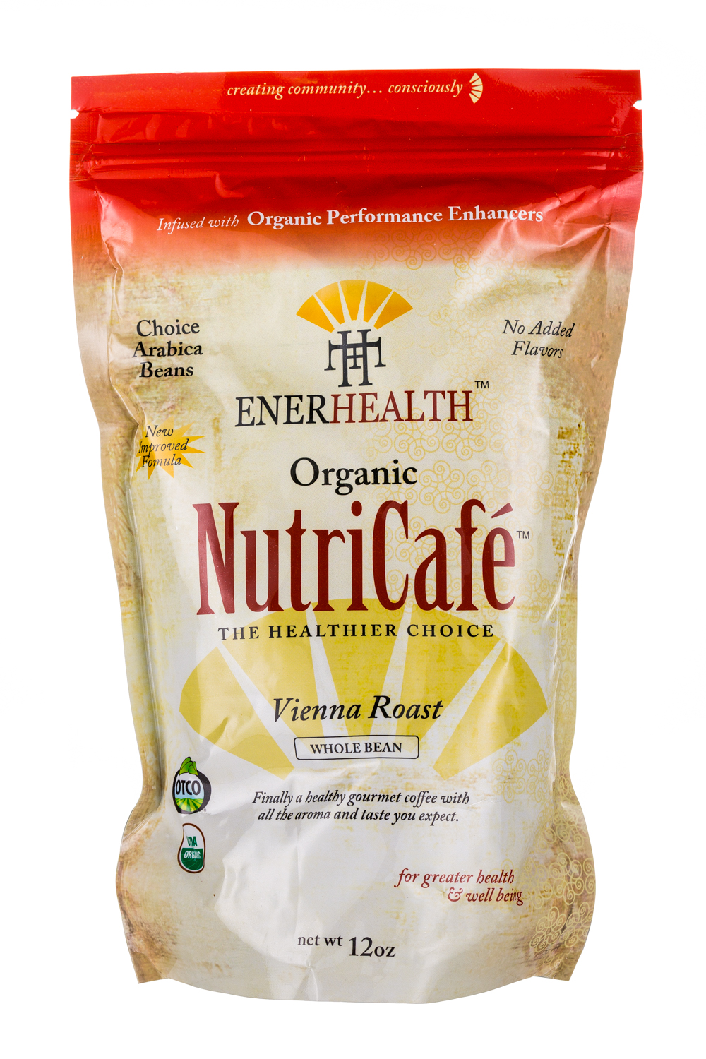 Organic NutriCafe-Vienna Roast-Infused with Organic Performance Enhancers