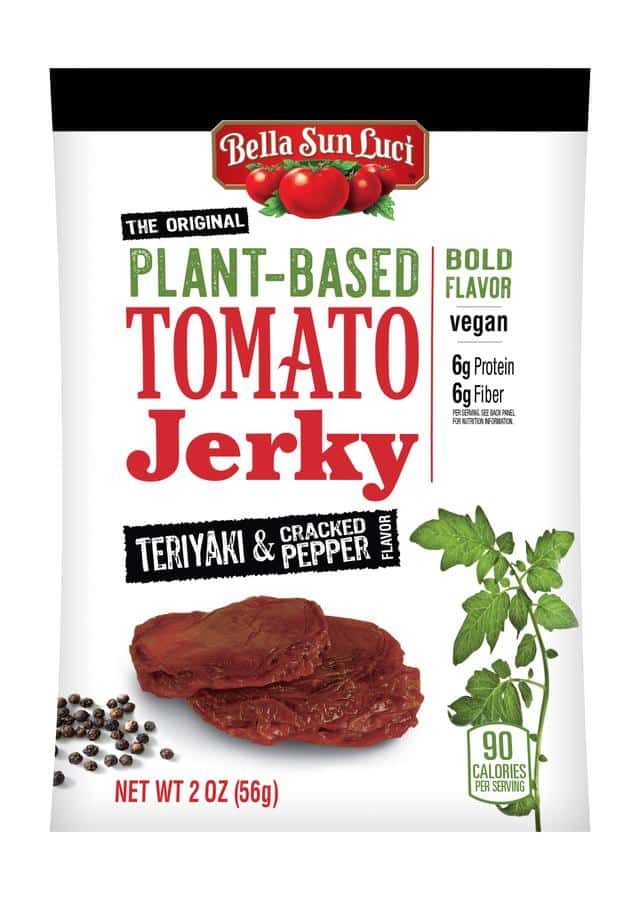 Plant-Based Tomato Jerky Teriyaki & Cracked Pepper