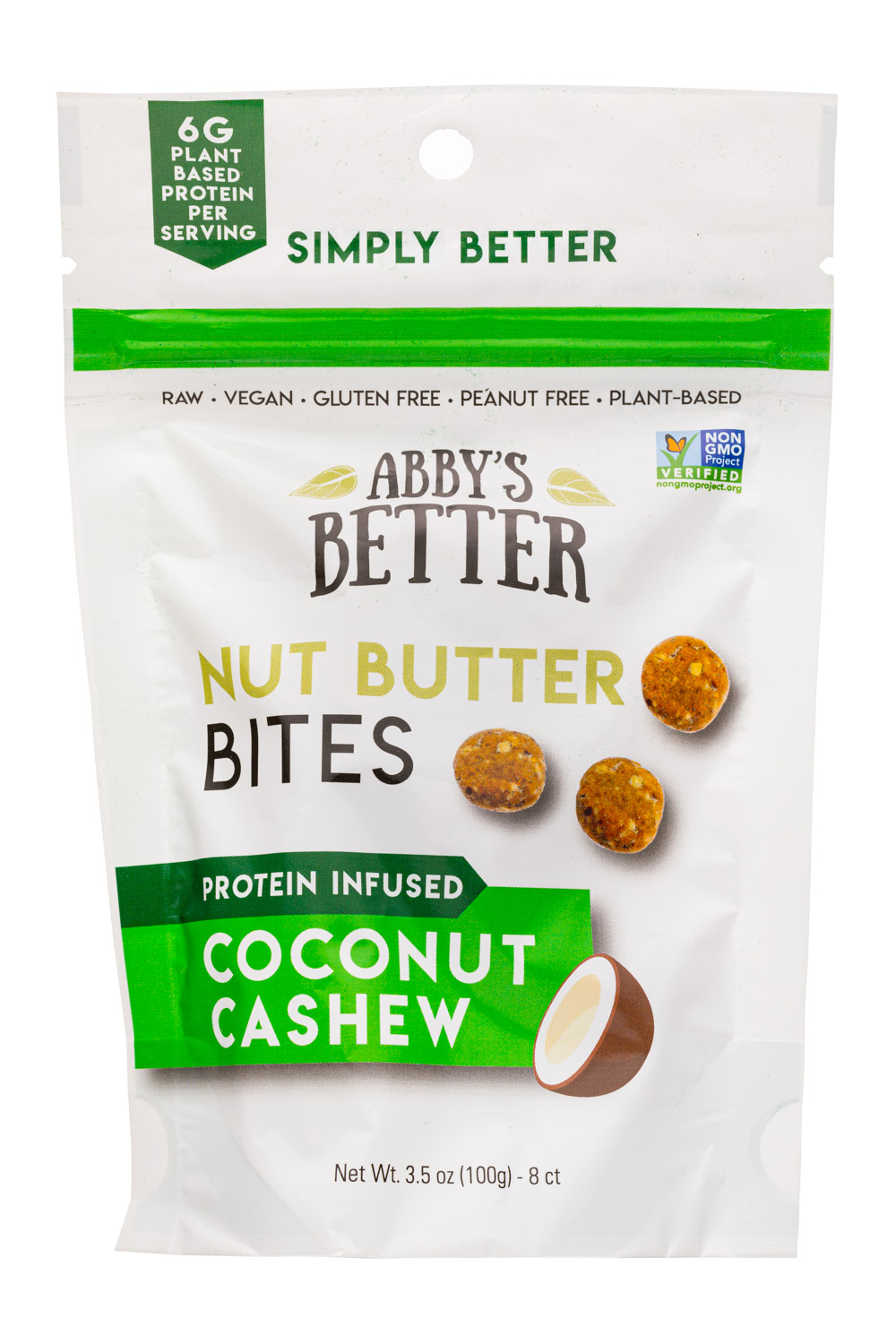 Coconut Cashew Nut Butter Bites