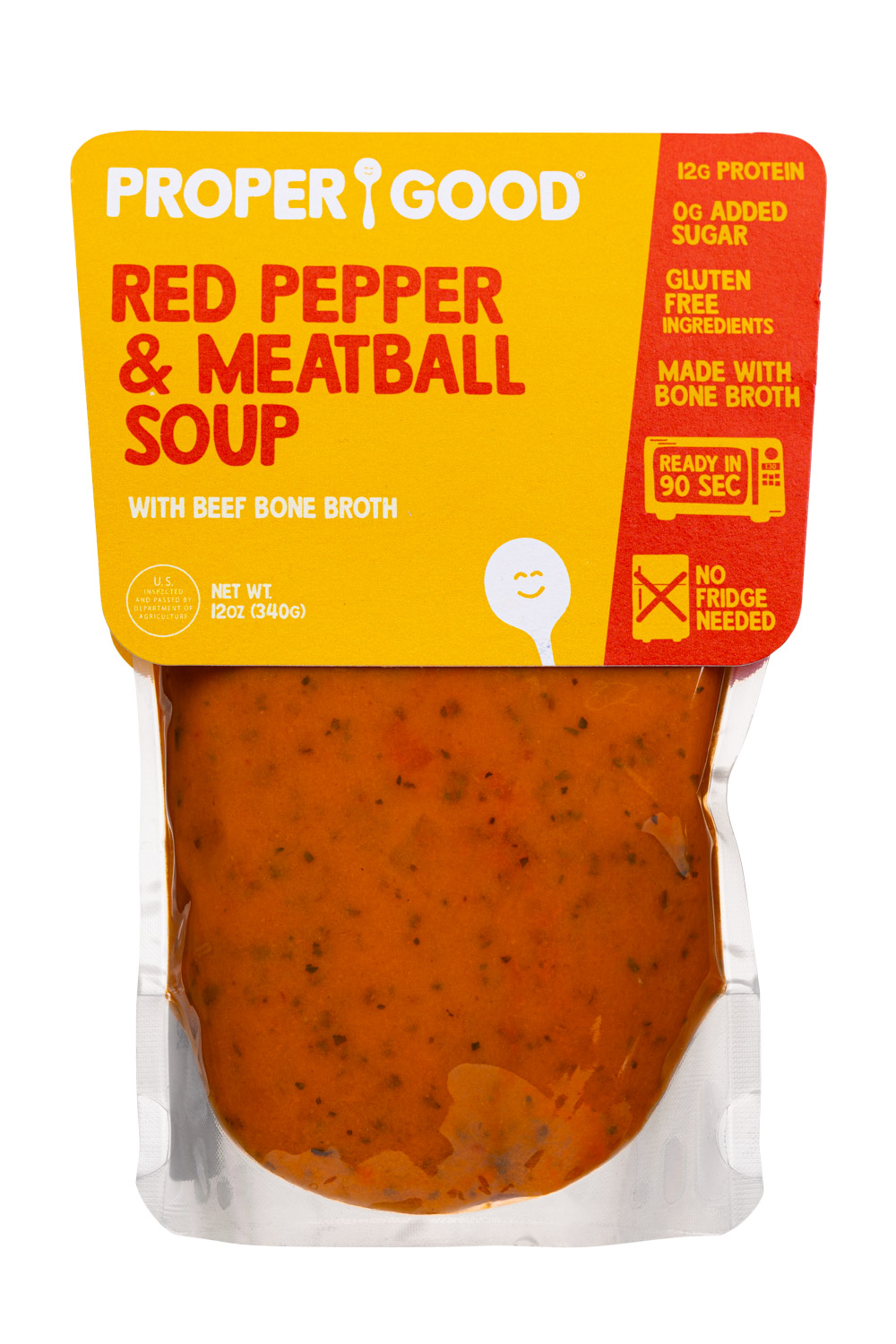 Red Pepper & Meatball Soup