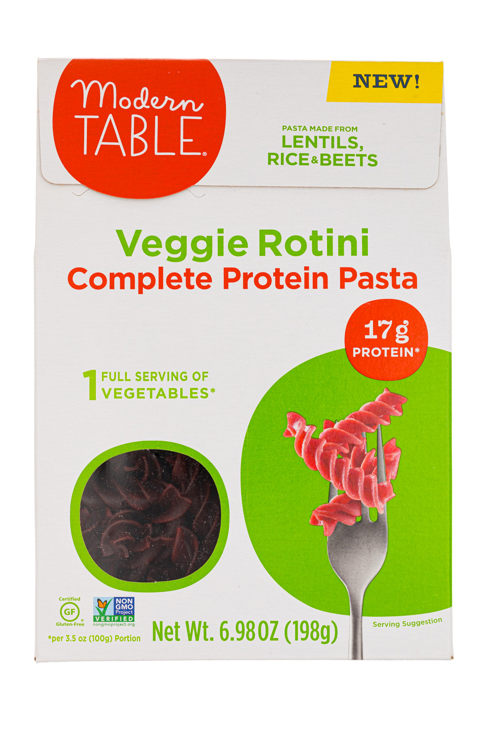 Veggie Rotini - Complete Protein Pasta