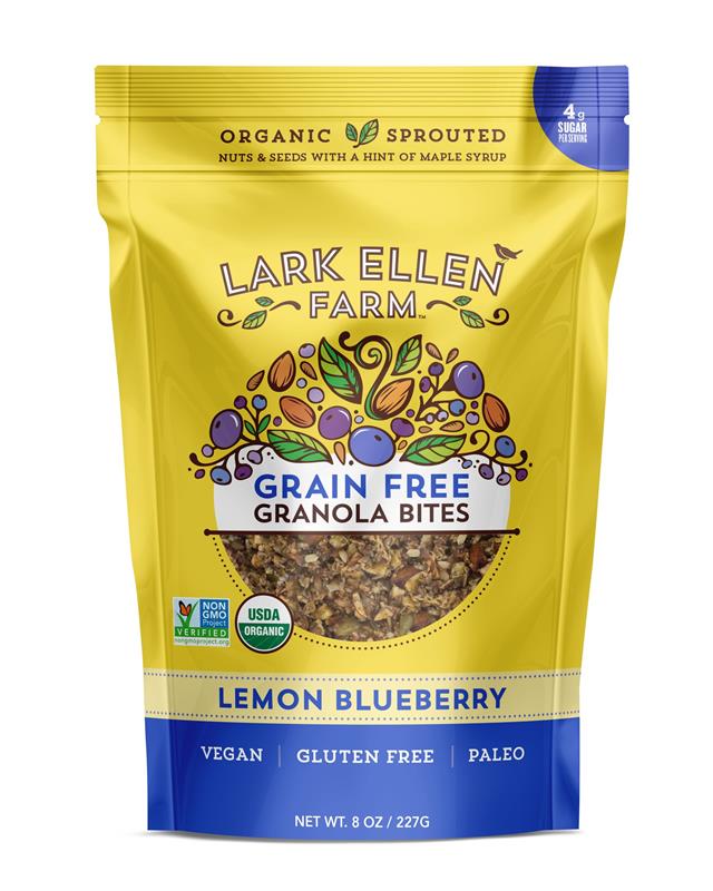 Organic Grain Free Granola Bites Gluten Free - Lemon Blueberry