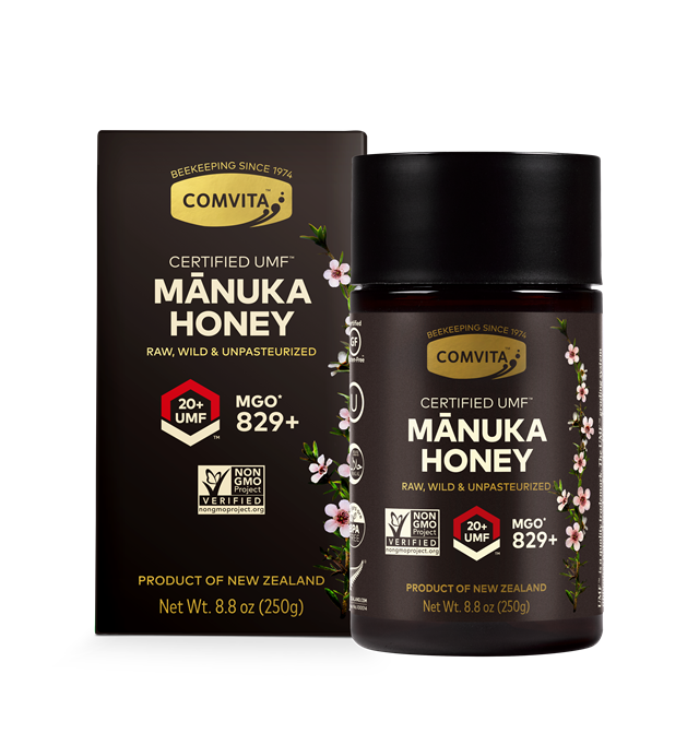 Certified UMF 20+ (MGO 829+) Raw Manuka Honey, 8.8 oz I Raw, Wild, & Unpasteurized