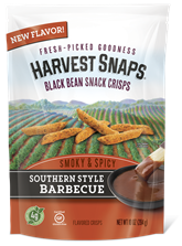 Southern Style Barbecue Black Bean Snack Crisps