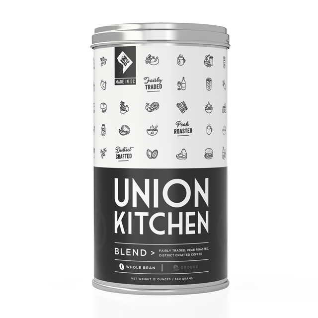 Union Kitchen Blend 12oz Tin Whole Bean