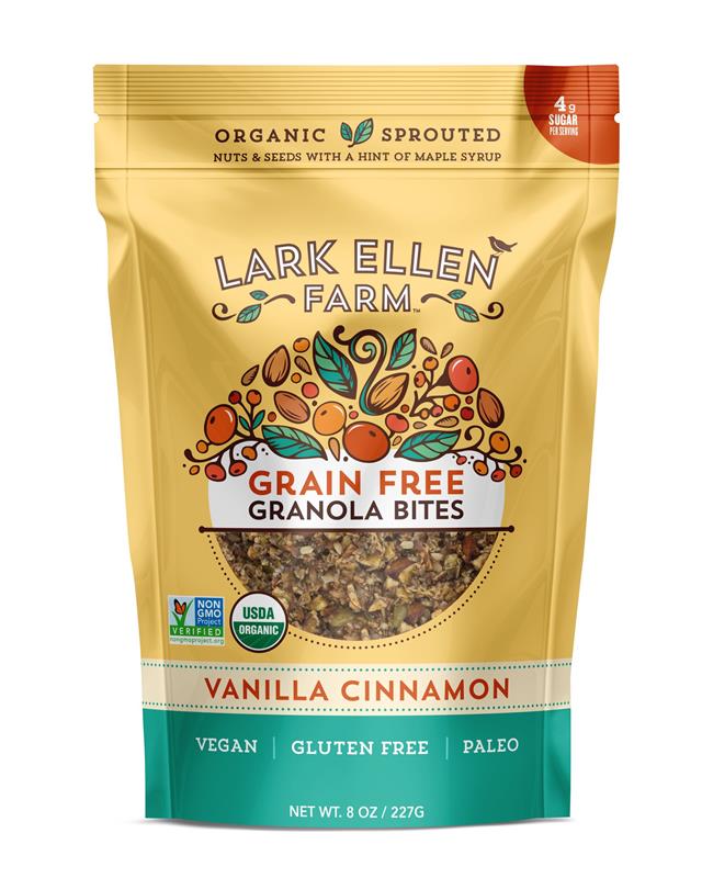 Organic Grain Free Granola Bites Gluten Free - Vanilla Cinnamon
