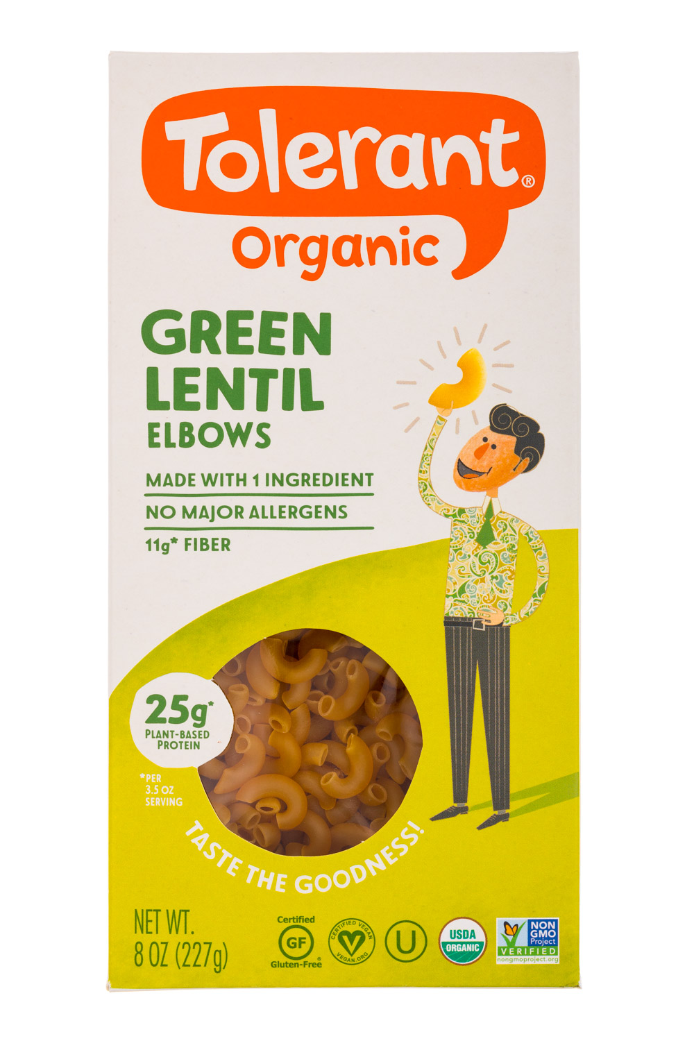 Organic Green Lentil Elbows