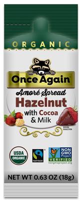 Amoré Spread Hazelnut with Cocoa and Milk squeeze pack 