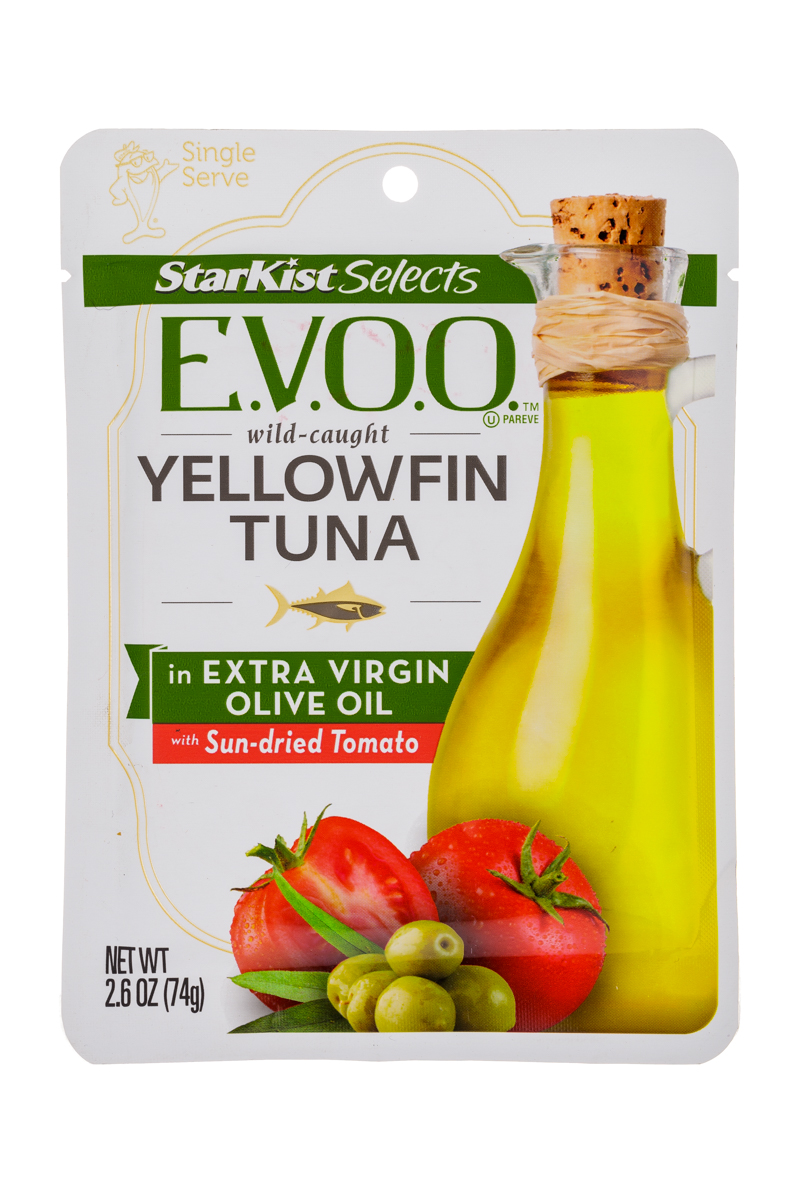 Yellowfin Tuna with Extra Virgin Olive Oil with Sun-dried Tomato