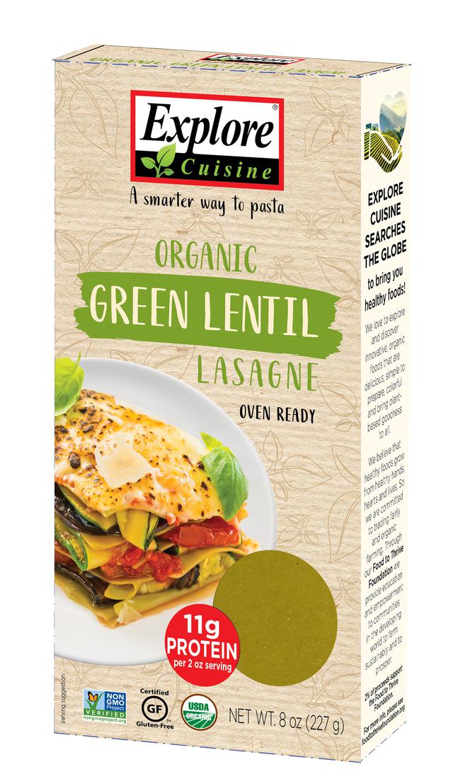 Organic Green Lentil Lasagna