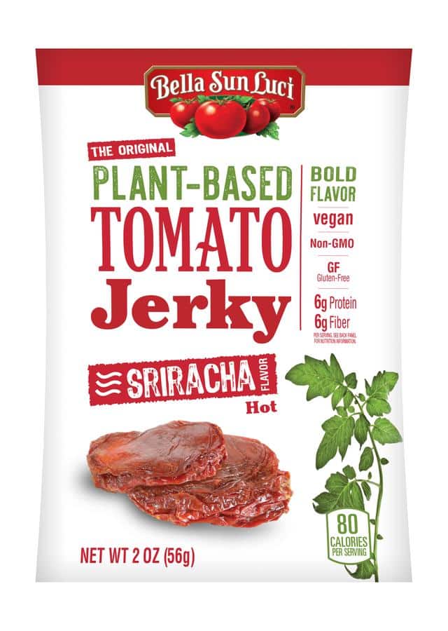 Plant-Based Tomato Jerky Sriracha 