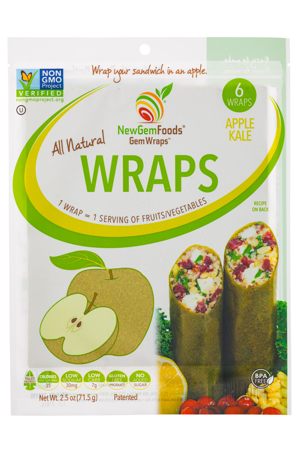 Apple Kale - Wraps