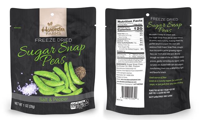 Freeze Dried Sugar Snap Peas