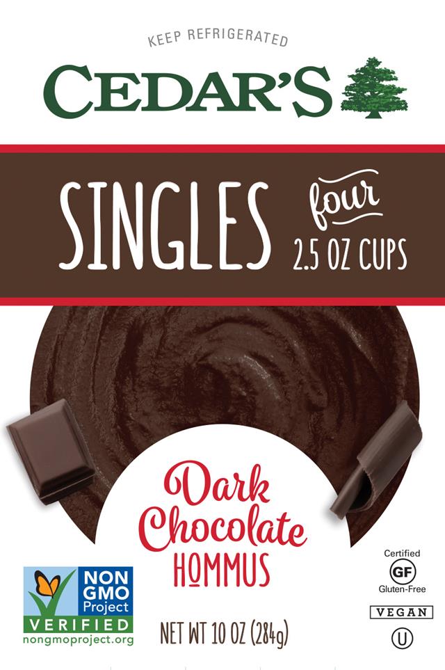 Dark Chocolate Hommus Singles 2.5oz