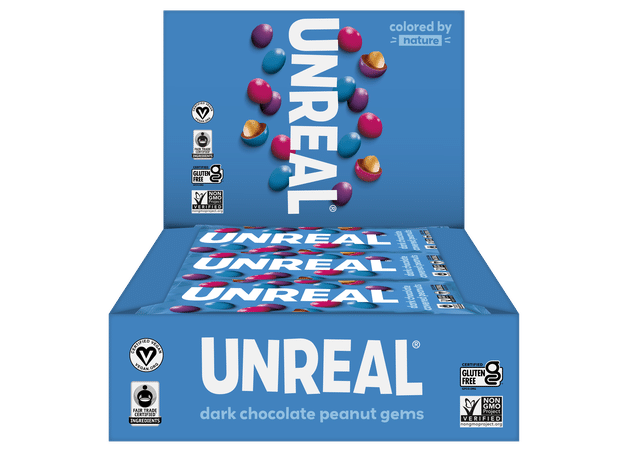 Dark Chocolate Peanut Gems - grab & go box 