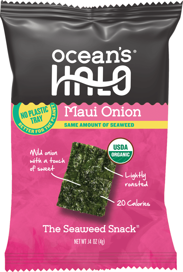 Maui Onion Trayless Seaweed Snack
