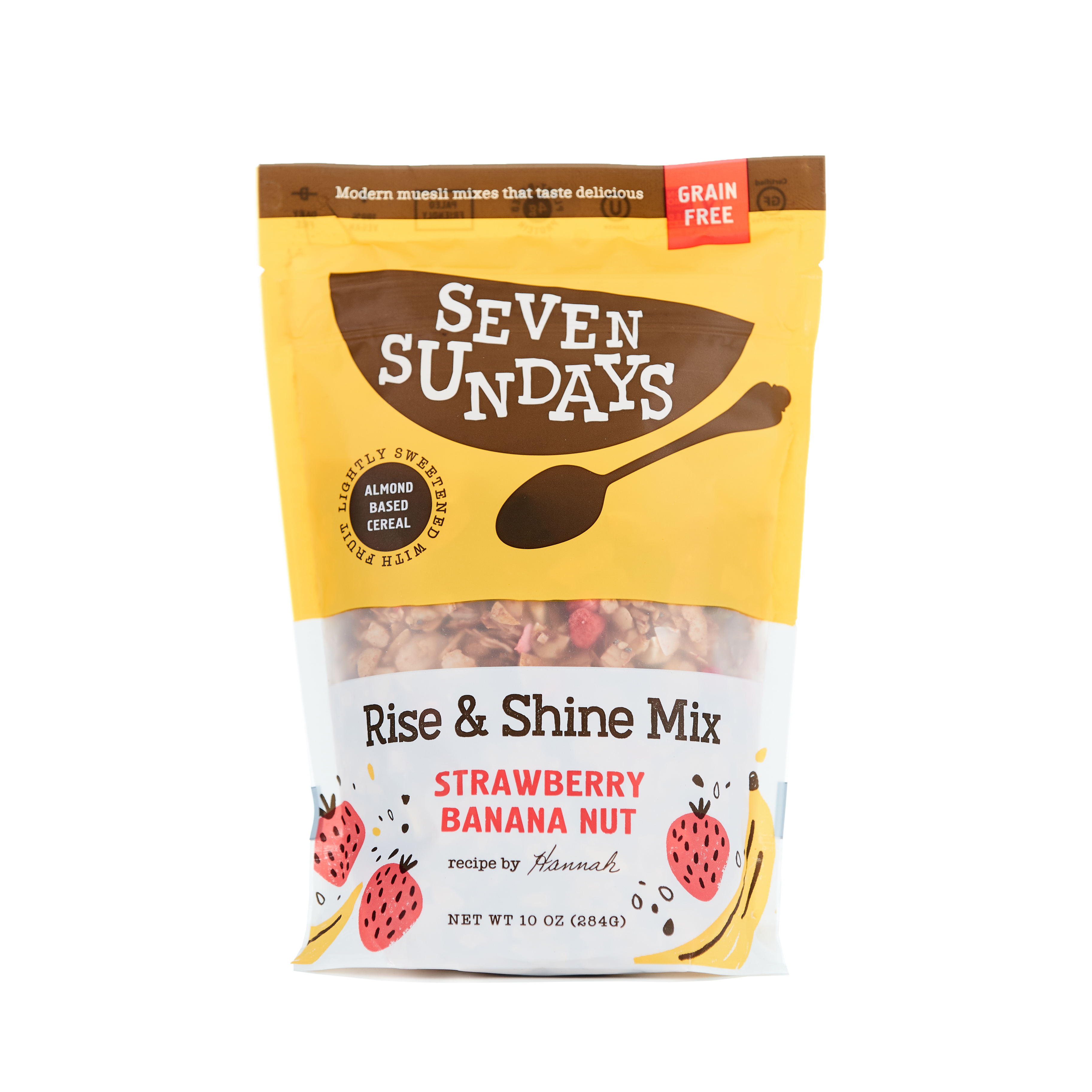 Rise & Shine Strawberry Banana Nut Mix Muesli (Grain Free)