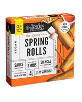 Lucky Foods GF Chicken Flavor (Vegan)  Spring Rolls 
