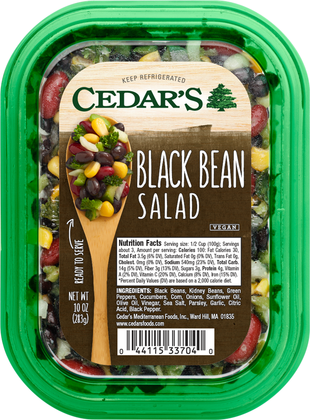Cedar's Black Bean Salad 10 oz