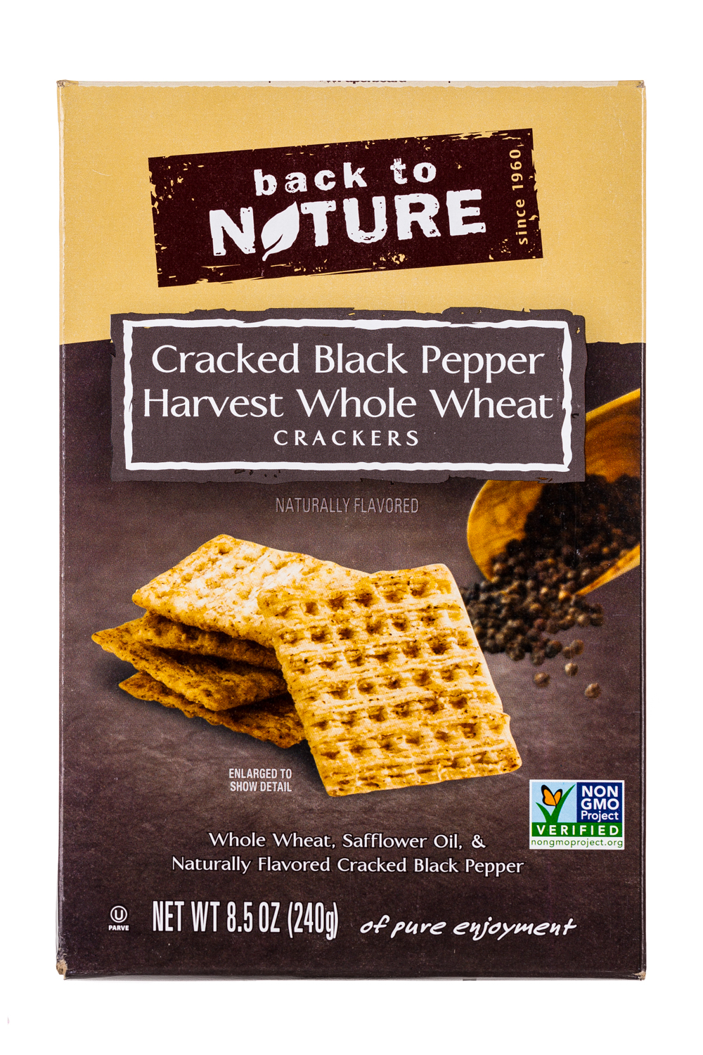 cracked black pepper harvest whole wheat crackers