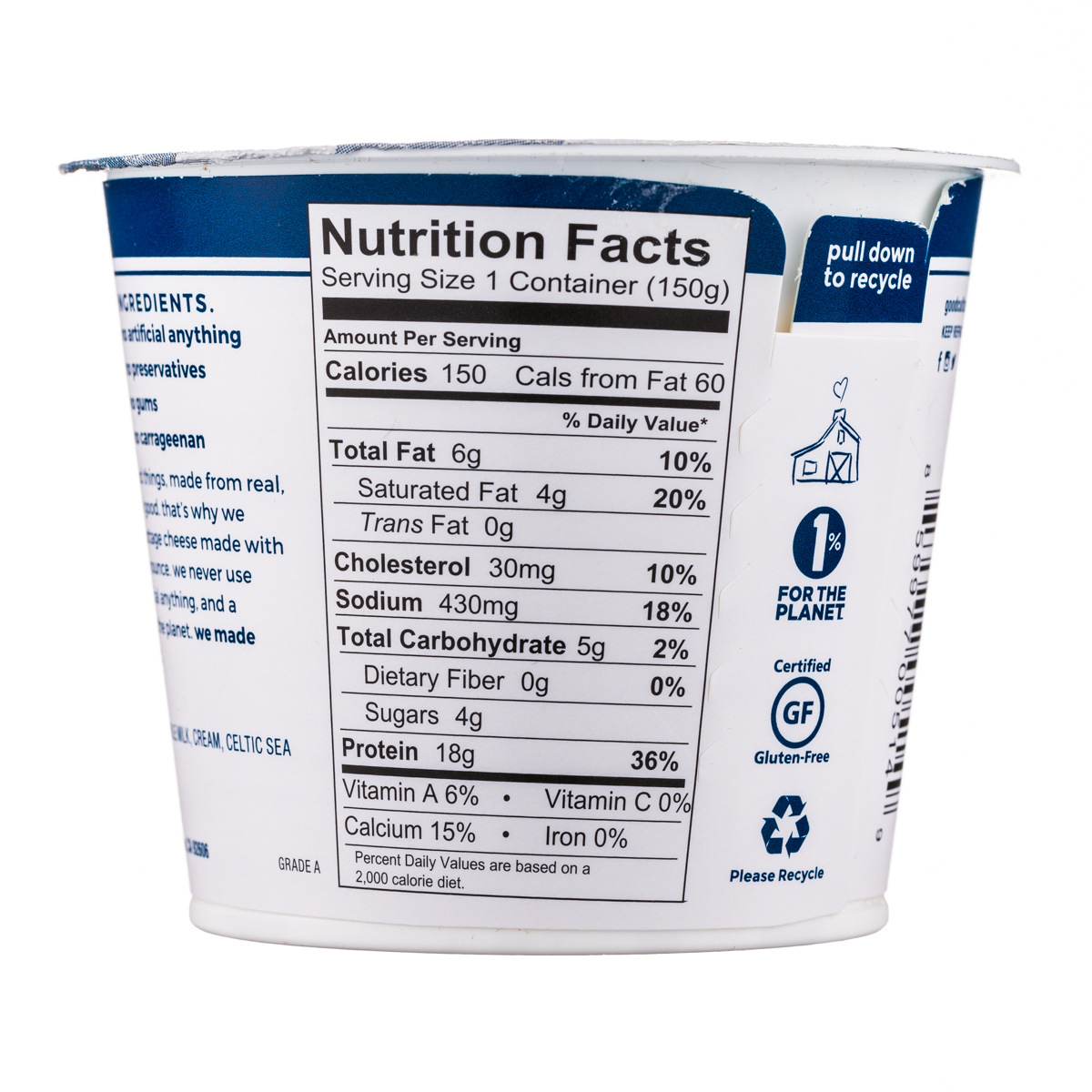 Cottage Cheese Nutrition Facts Full Fat Besto Blog