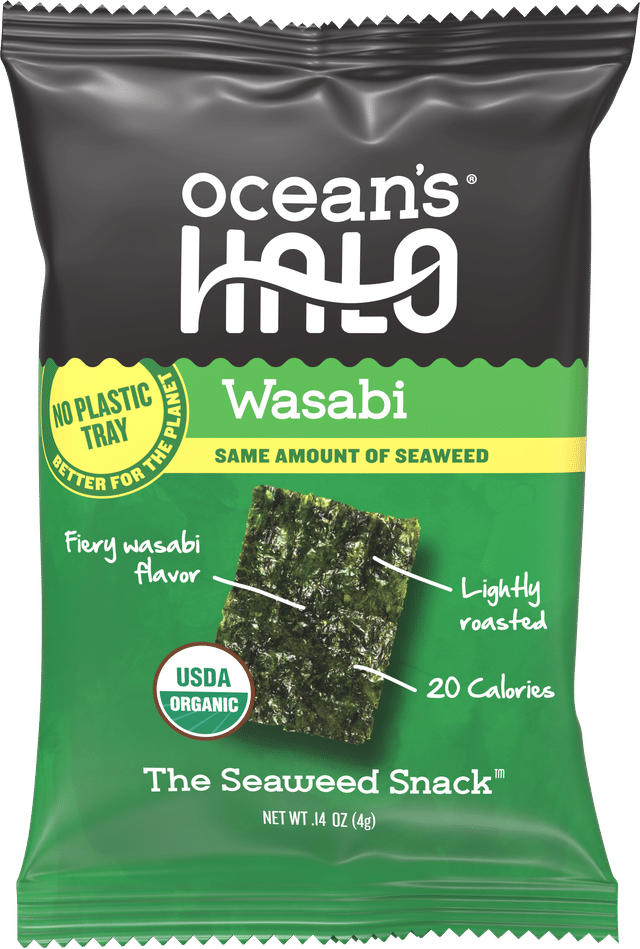 Wasabi Trayless Seaweed Snack