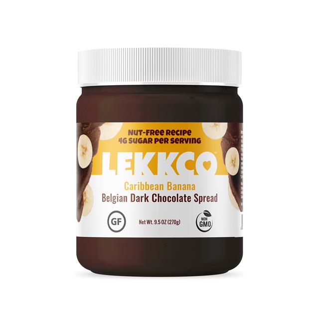 Lekkco Belgian Dark Chocolate Spread - Caribbean Banana