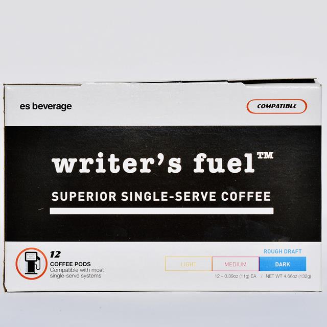 WRiTER’S FUEL - 12 Pack Single Serve Coffee Capsules - ROUGH DRAFT