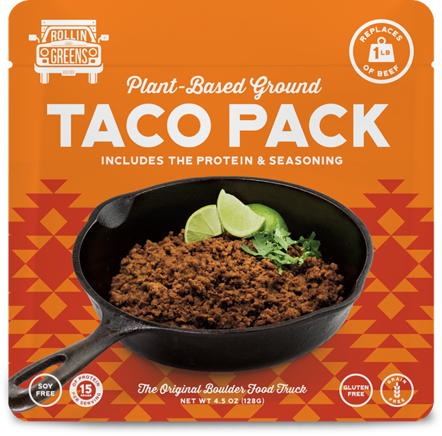 Plant-based ground taco pack