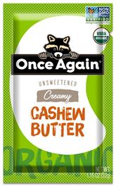 Organic Creamy Cashew Butter squeeze pack