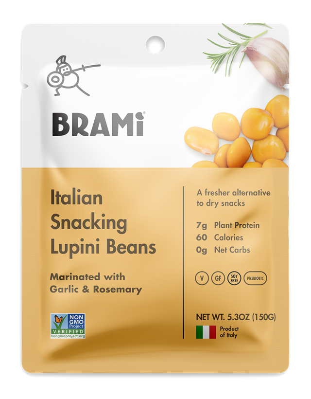 Italian Snacking Lupini Beans - Garlic & Rosemary