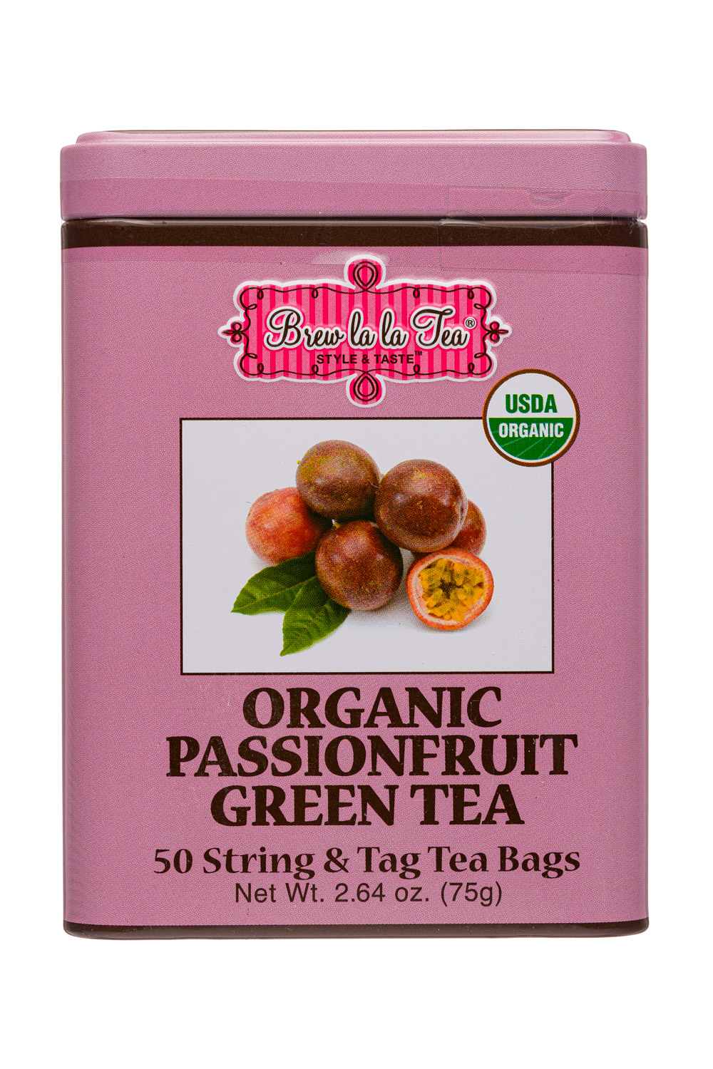 Brew La La Organic Acai Green Tea, 50 Bags, Pack of 2 : Grocery & Gourmet  Food 