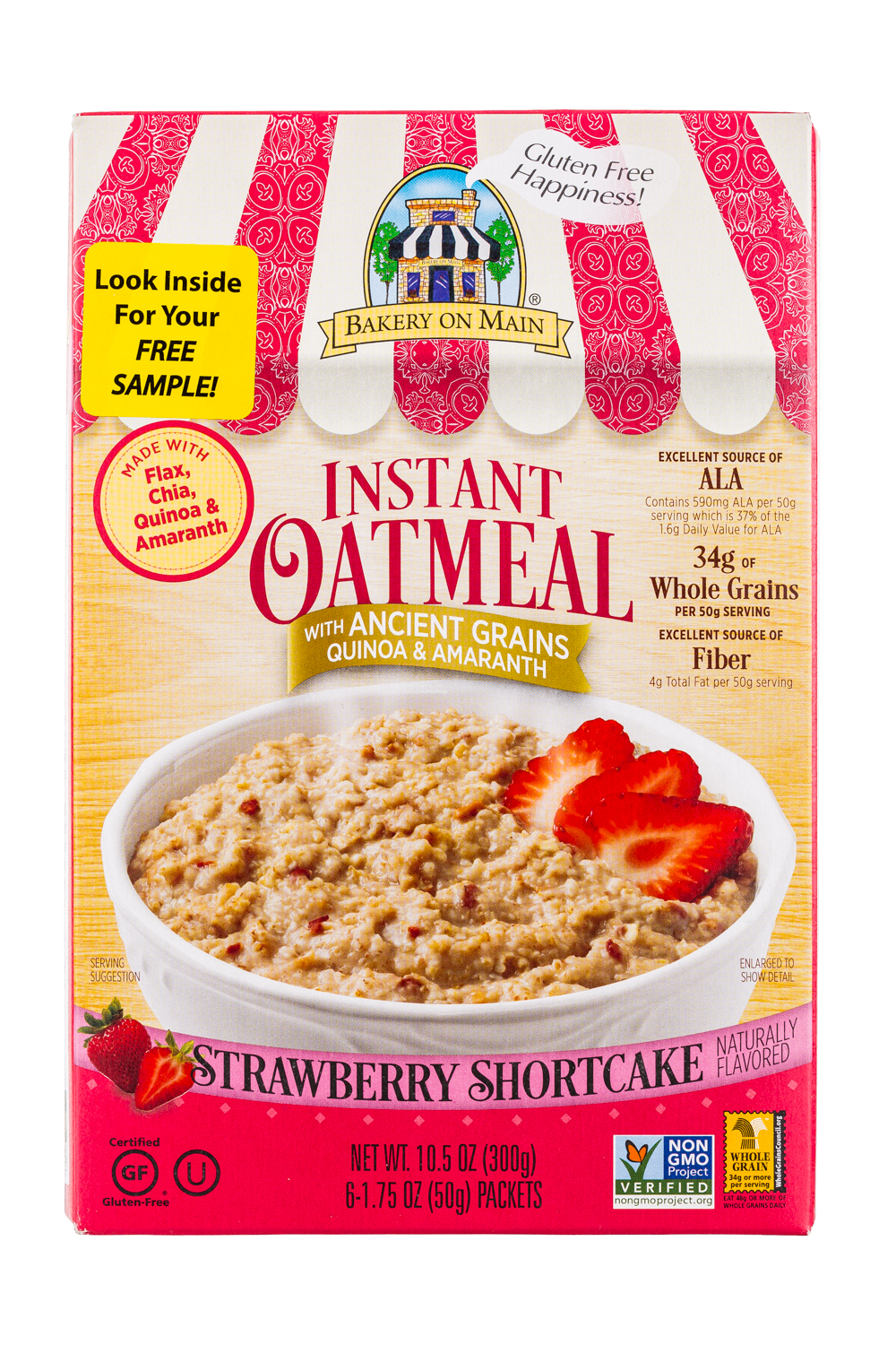 Strawberry Shortcake--Instant Oatmeal