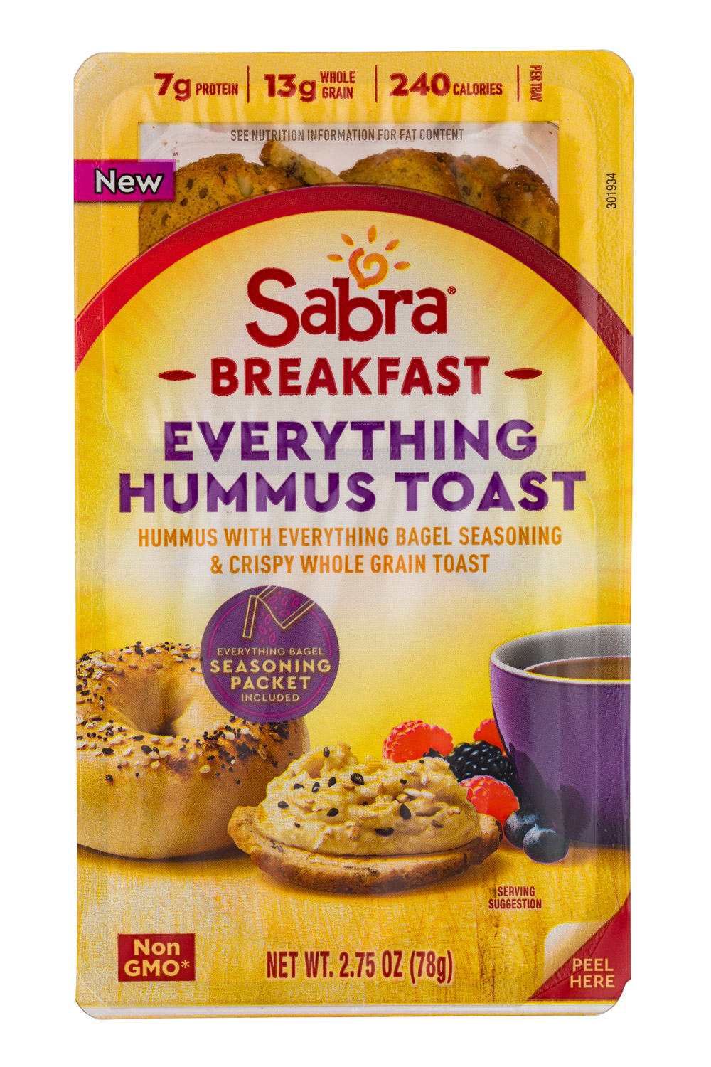 Everything Hummus Toast