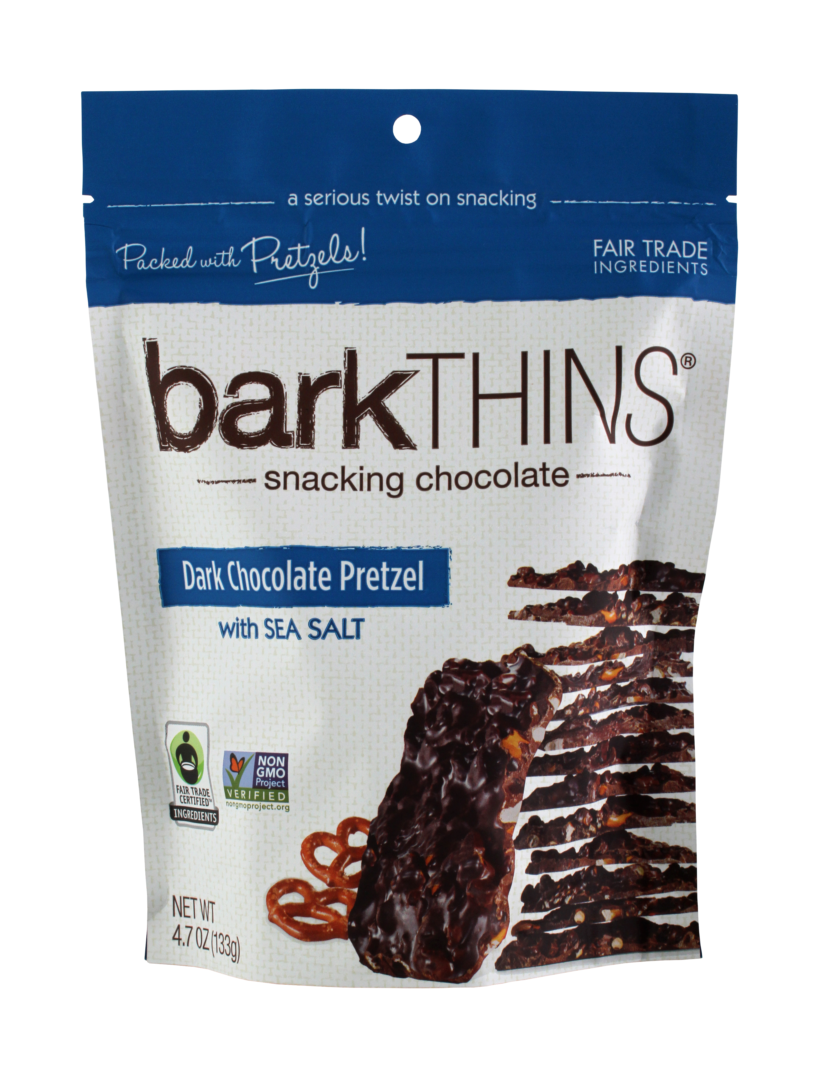 Bark Thins Dark Chocolate Pretzel With Sea Salt, 10 oz