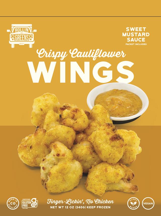 Crispy Cauliflower Wings-Sweet Mustard 