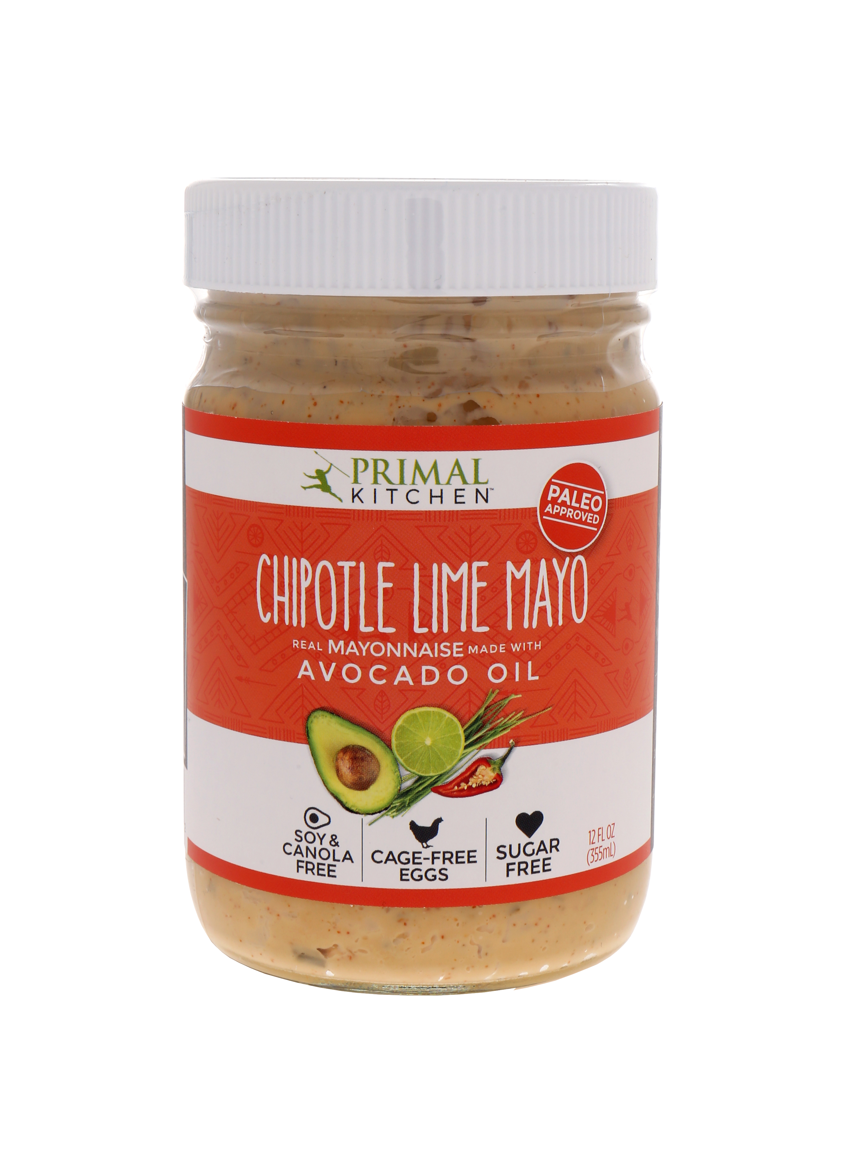 Primal Kitchen Chipotle Lime Mayo, Real Mayonnaise Made With Avocado Oil:  Calories, Nutrition Analysis & More