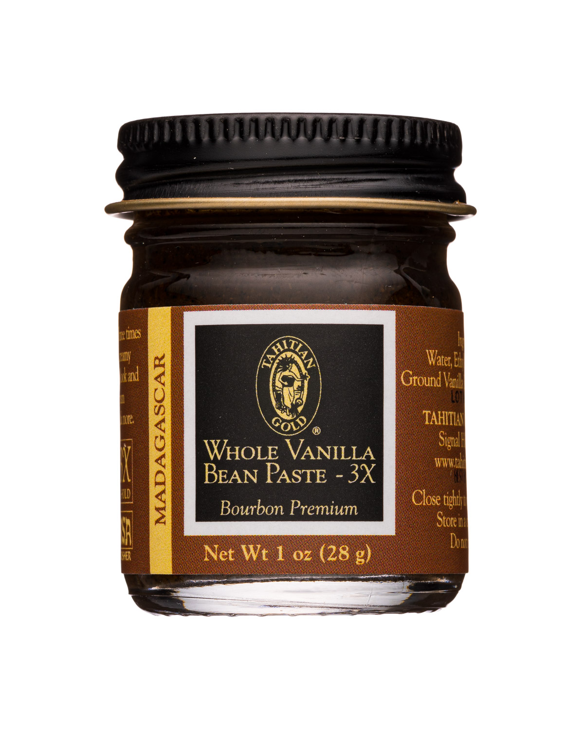 Whole Vanilla Bean Paste 3X - Bourbon Premium (Madagascar)