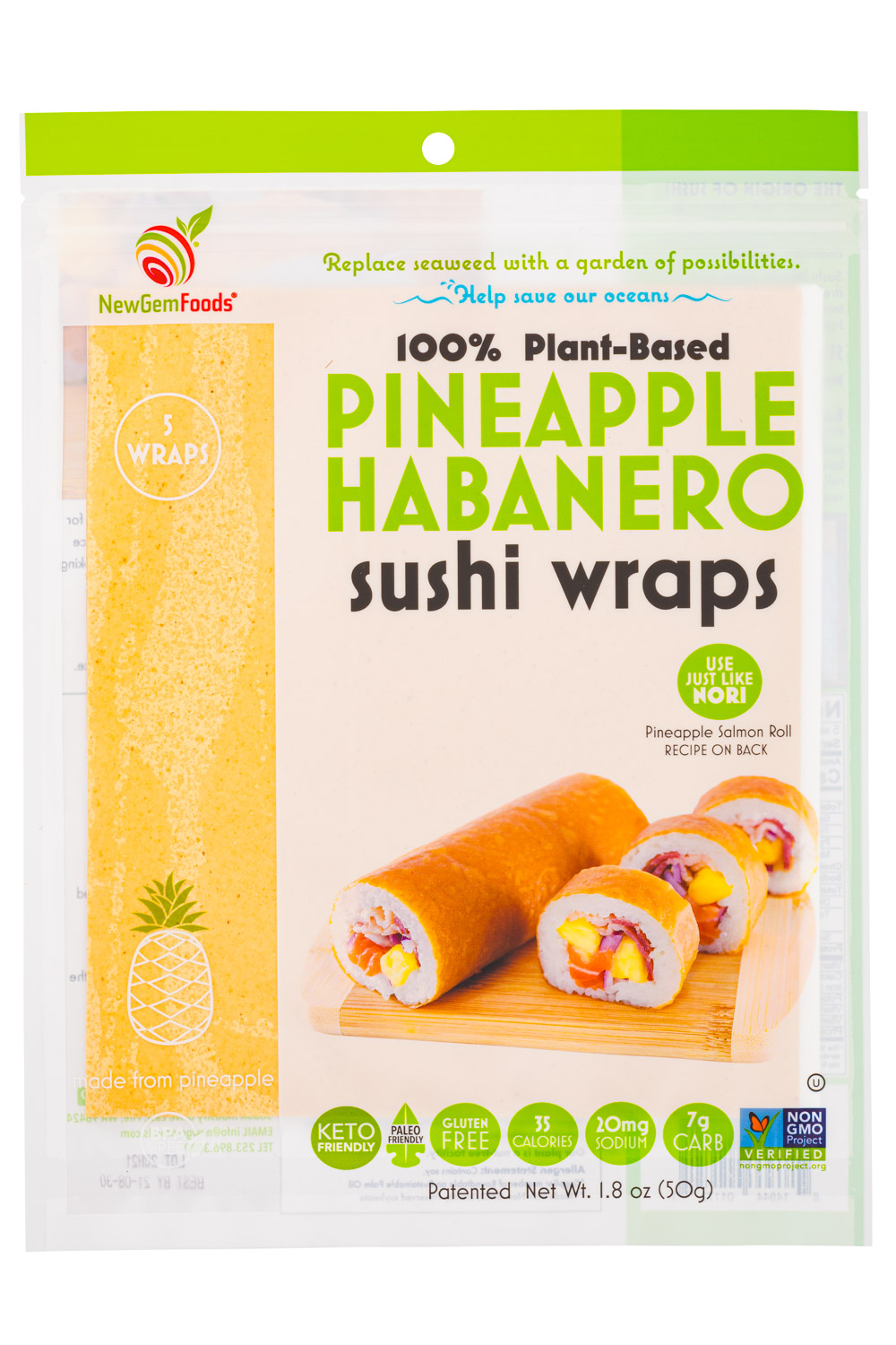 Pineapple Habanero - Sushi Wraps