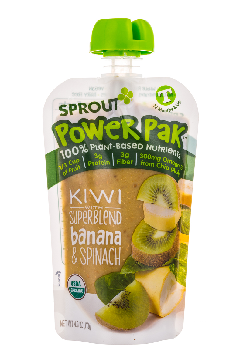 Kiwi w/ Superblend banana & Spinach