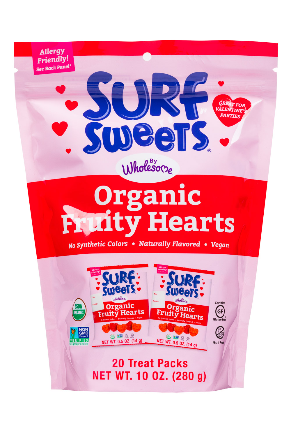 Organic Fruity Hearts 10pk (2019)