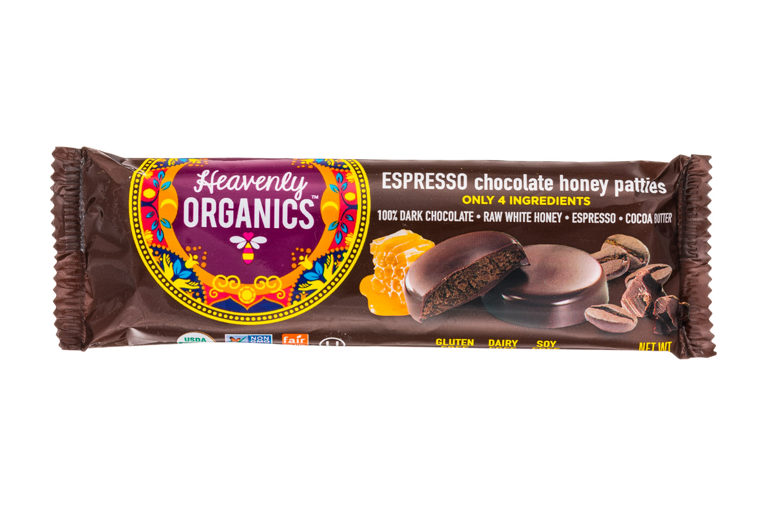 Espresso Chocolate Honey Patties 33g