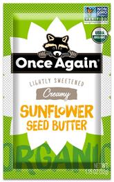 Organic Creamy Lightly Sweetened Sunflower Seed Butter squeeze pack
