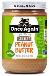 Organic Crunchy Peanut Butter (salt free)