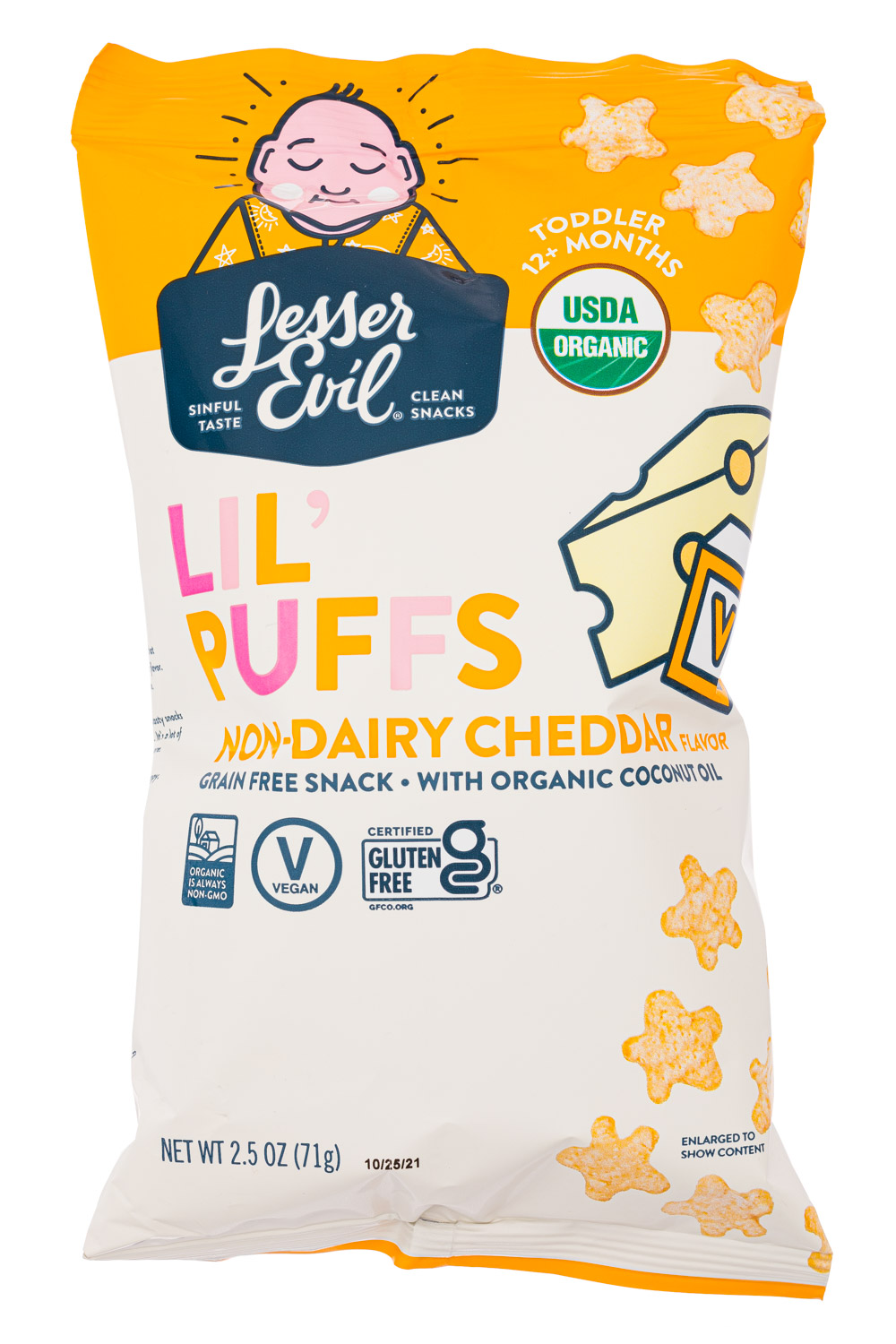 Non-Dairy Cheddar - Lil' Puffs