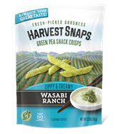 Wasabi Ranch Green Pea Snack Crisps 