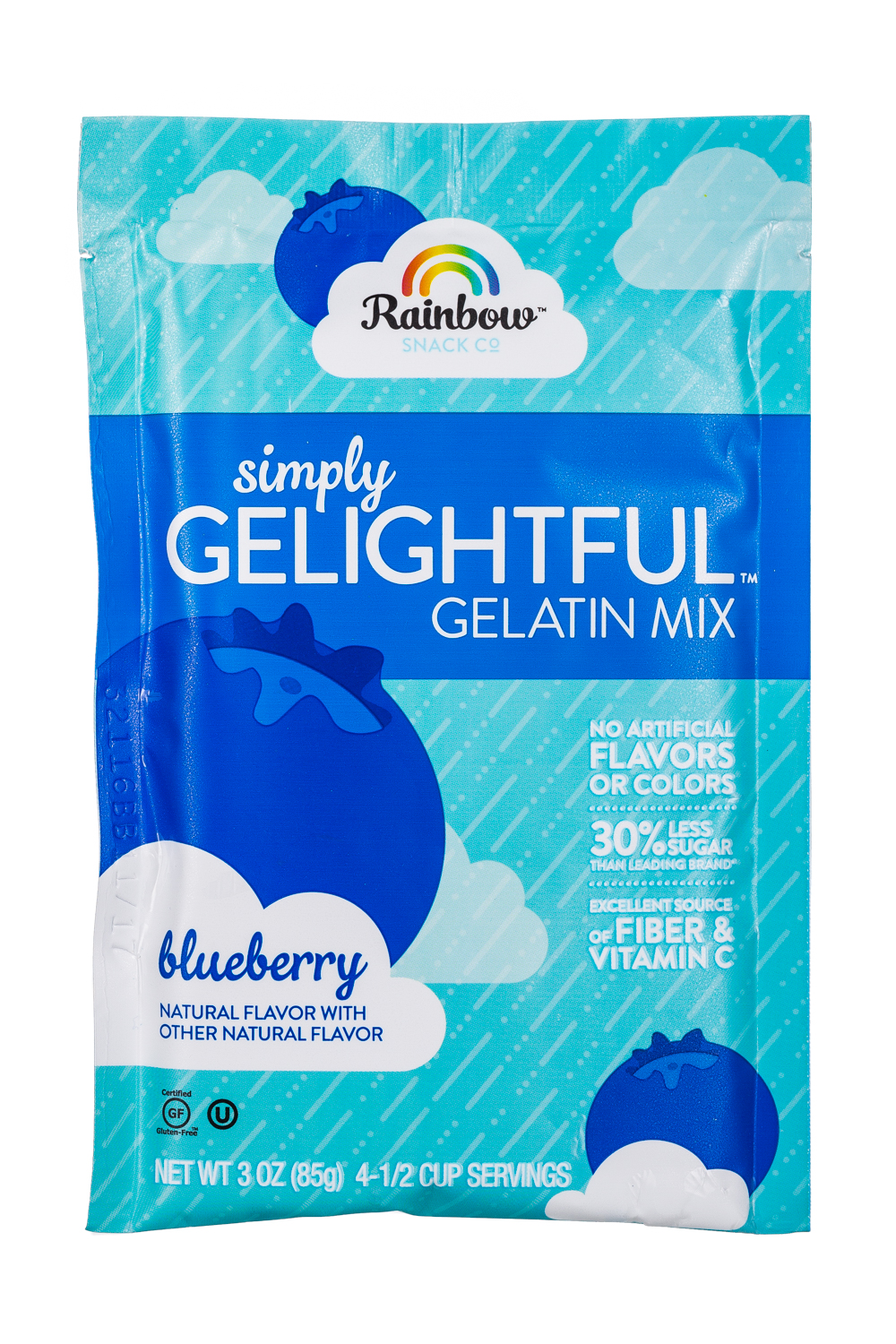 Simply Gelightful Gelatin Mix- Blueberry