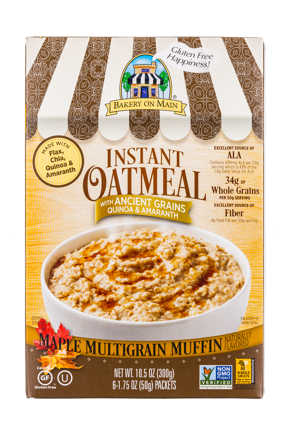 Maple Multigrain Muffin- Instant Oatmeal