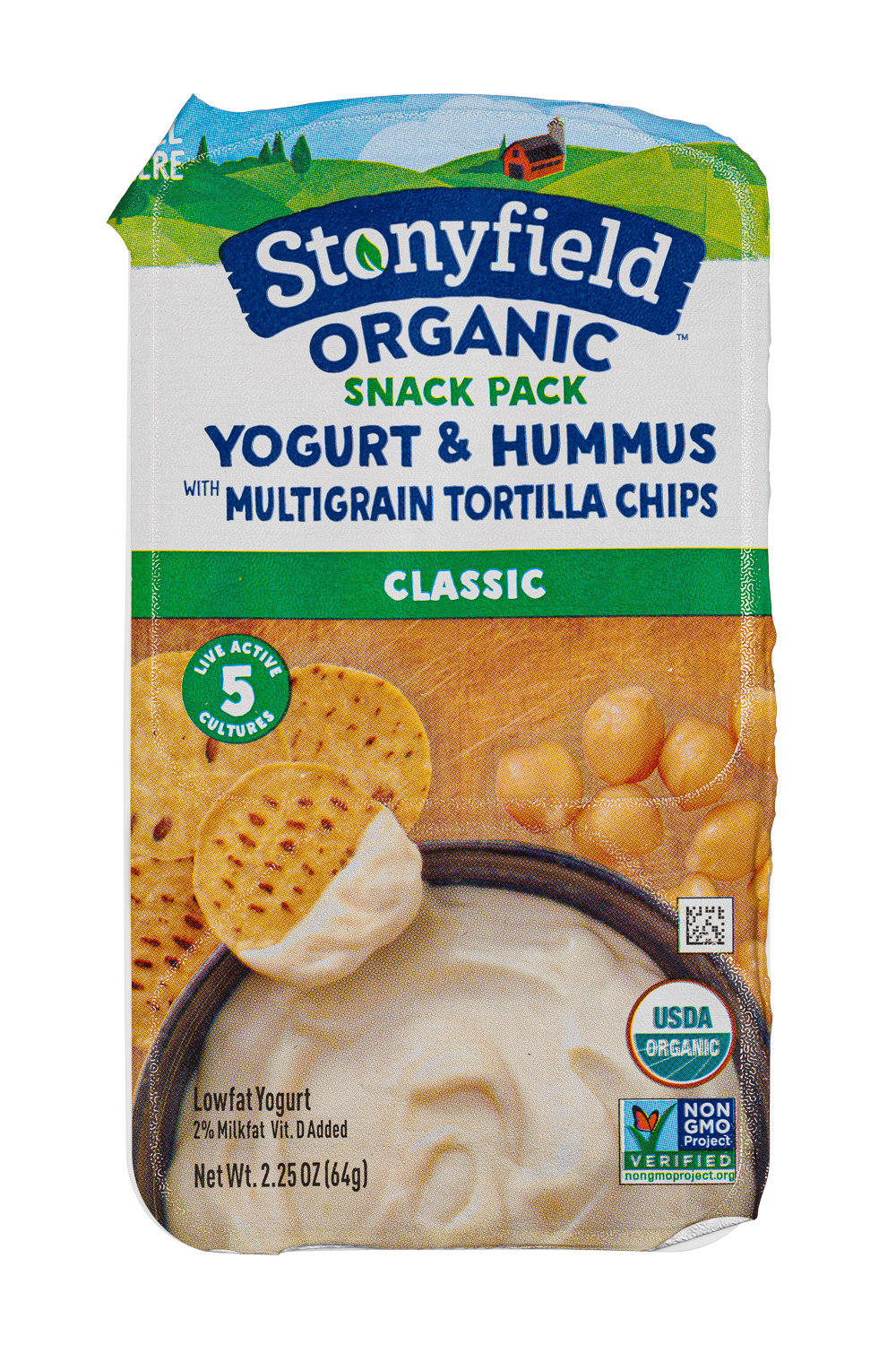 Classic - Yogurt & Hummus with Multigrain Tortilla Chips